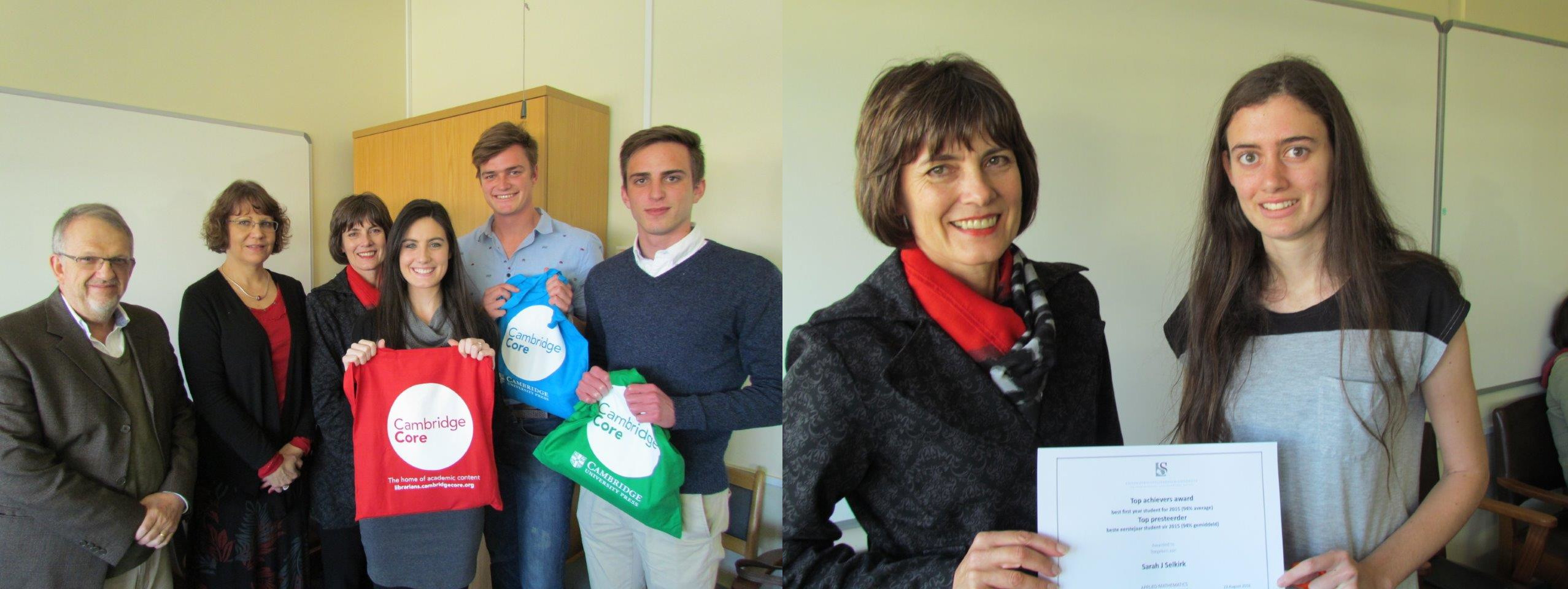 Top students in Applied Mathematics 2016