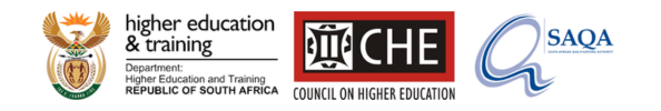 DHET, CHE and SAQA banner