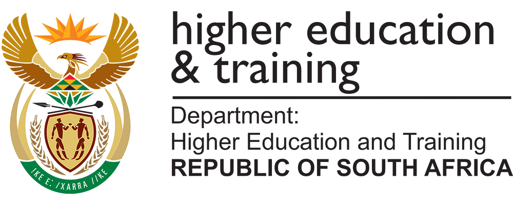 Department of higher education and training logo