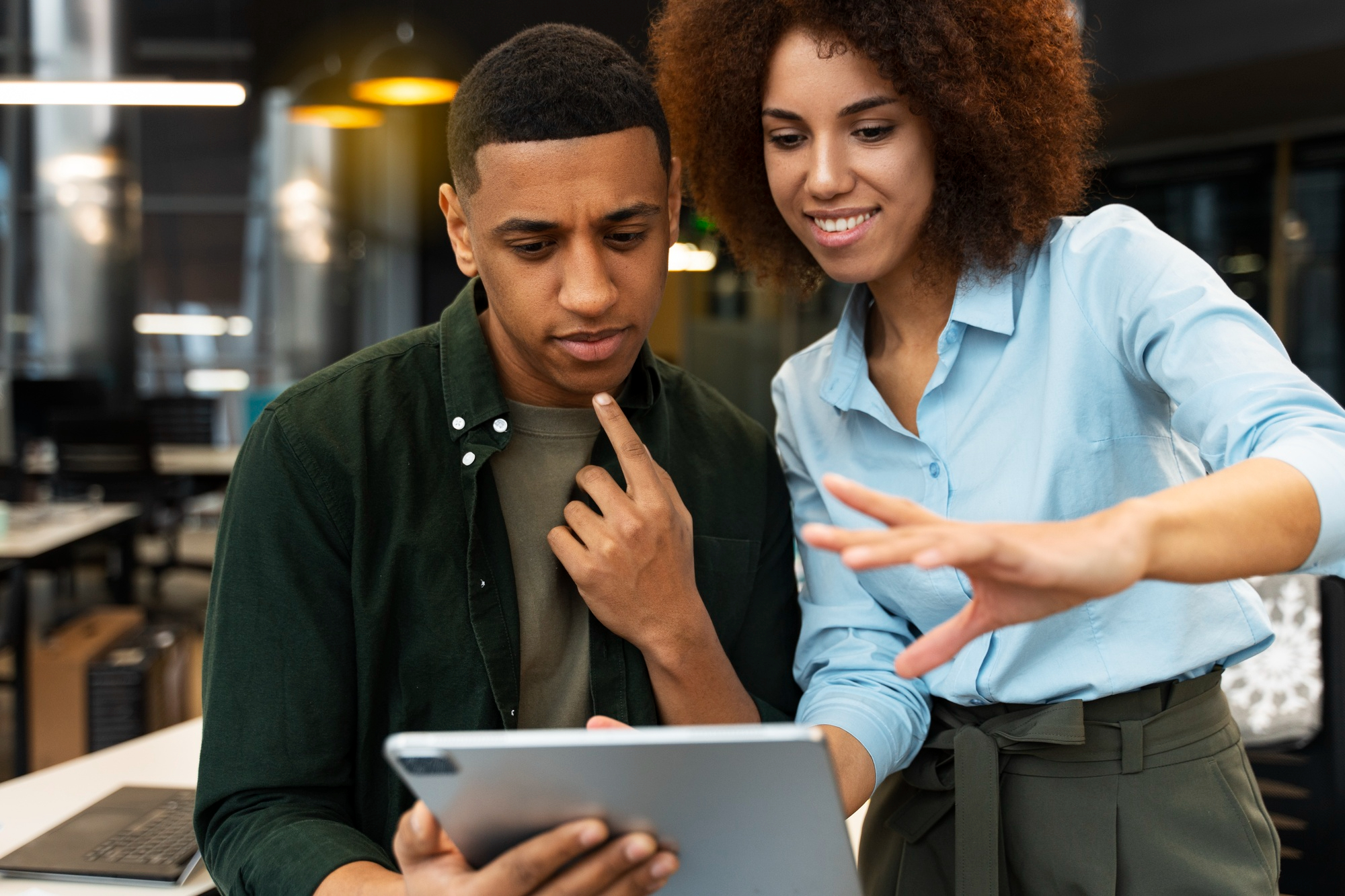 People working in marketing agency