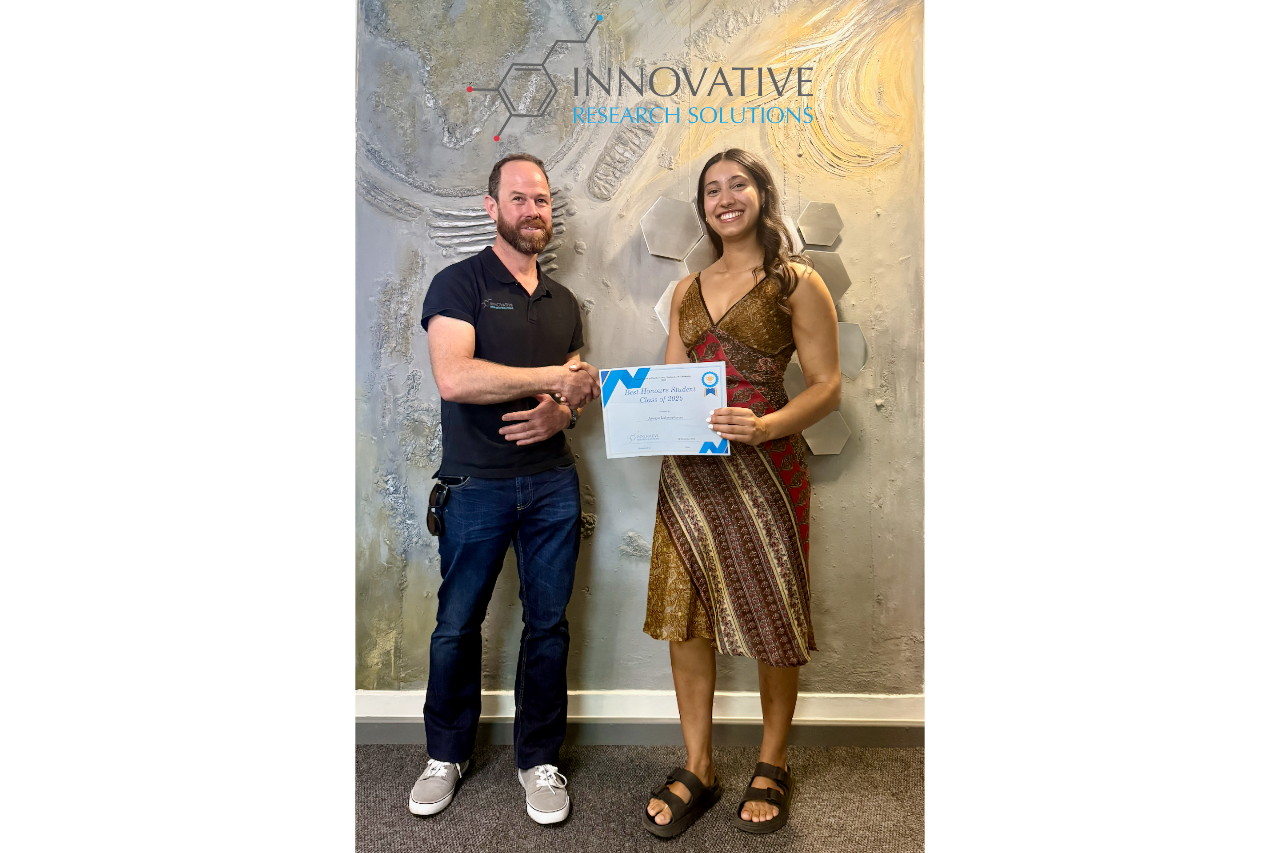 2025 Best Honours student