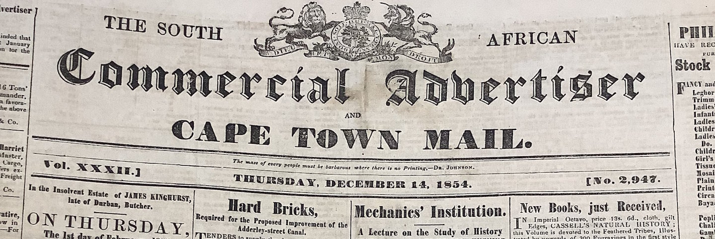 Collaboration with Stanford to digitise colonial newspaper
