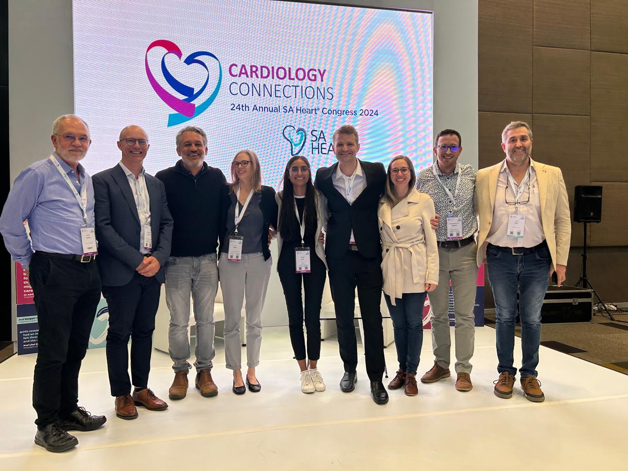 Cardio members at SA heart 2024