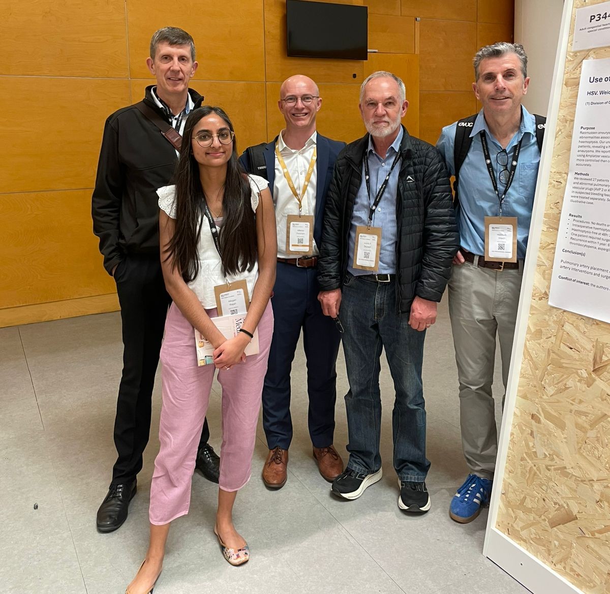 collogues at ESC congress 2025