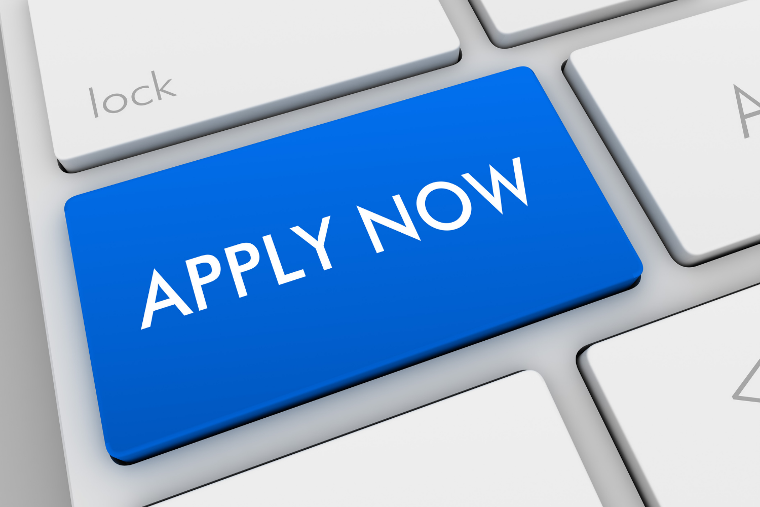 Button on keyboard saying apply now
