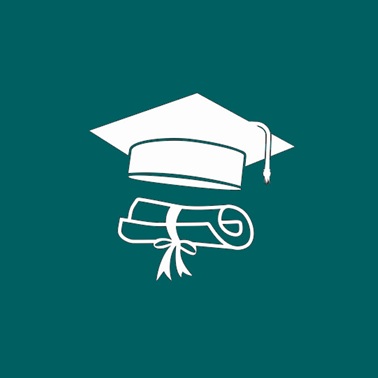 Graduation cap and degree certificate