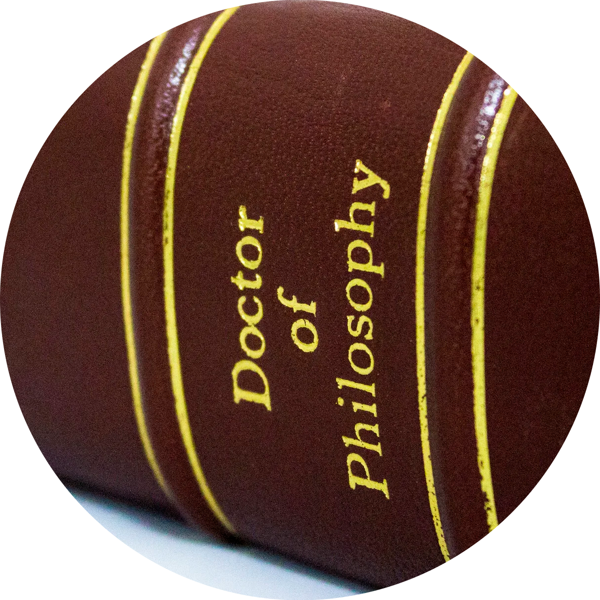 Leather bound thesis