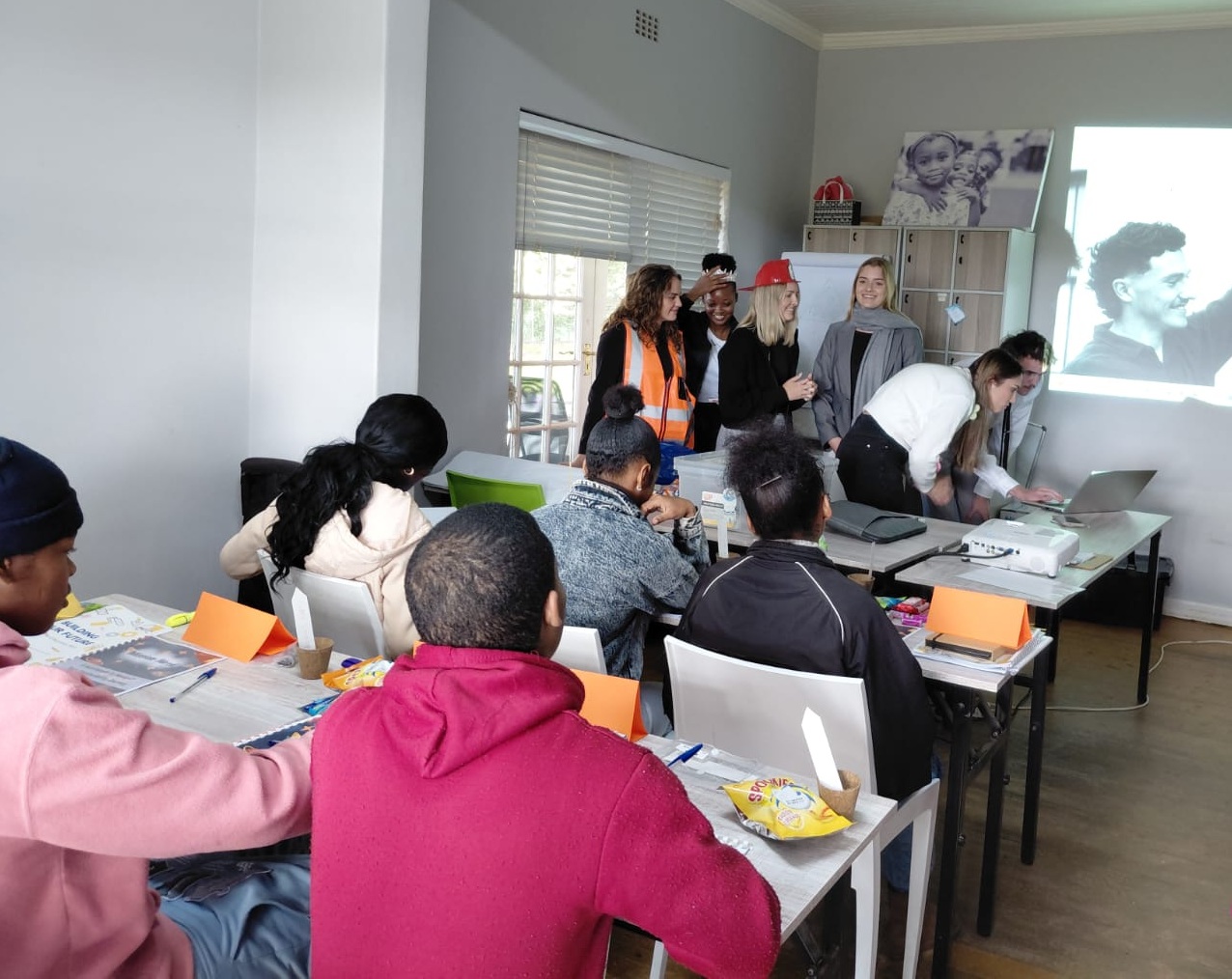 BCom Honours students in Industrial Psychology recently held a career development workshop for Grade 12 learners at Villiera Wines near Stellenbosch.