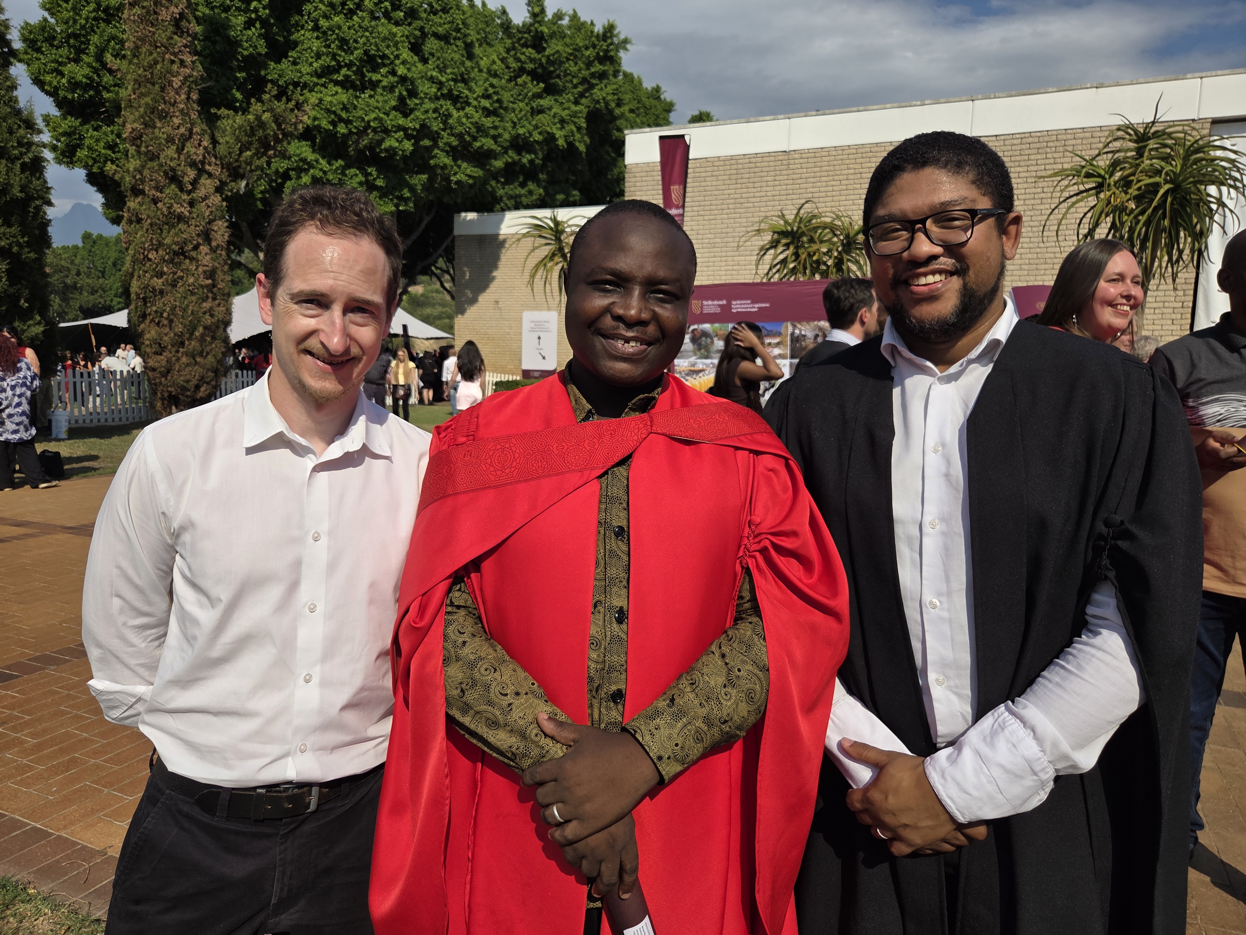 Dr Amos Kiyumbi was awarded his PhD in Physics at SU's March 2026 graduation ceremony.