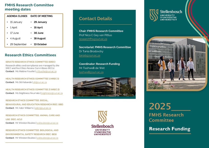 FMHS Research Committee brochure