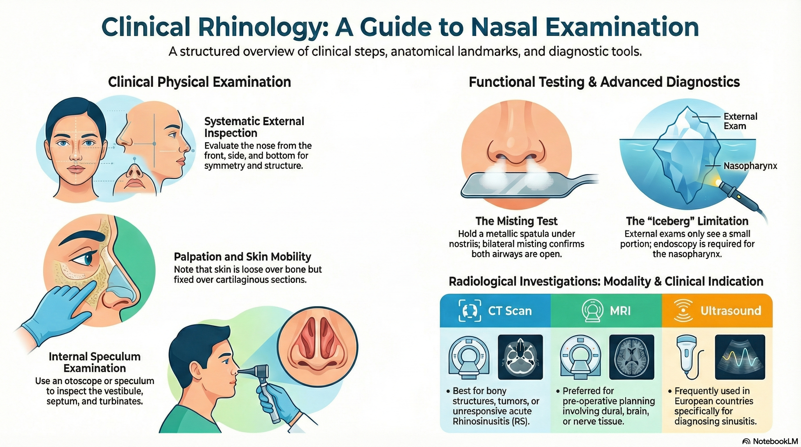 Rhinology examination