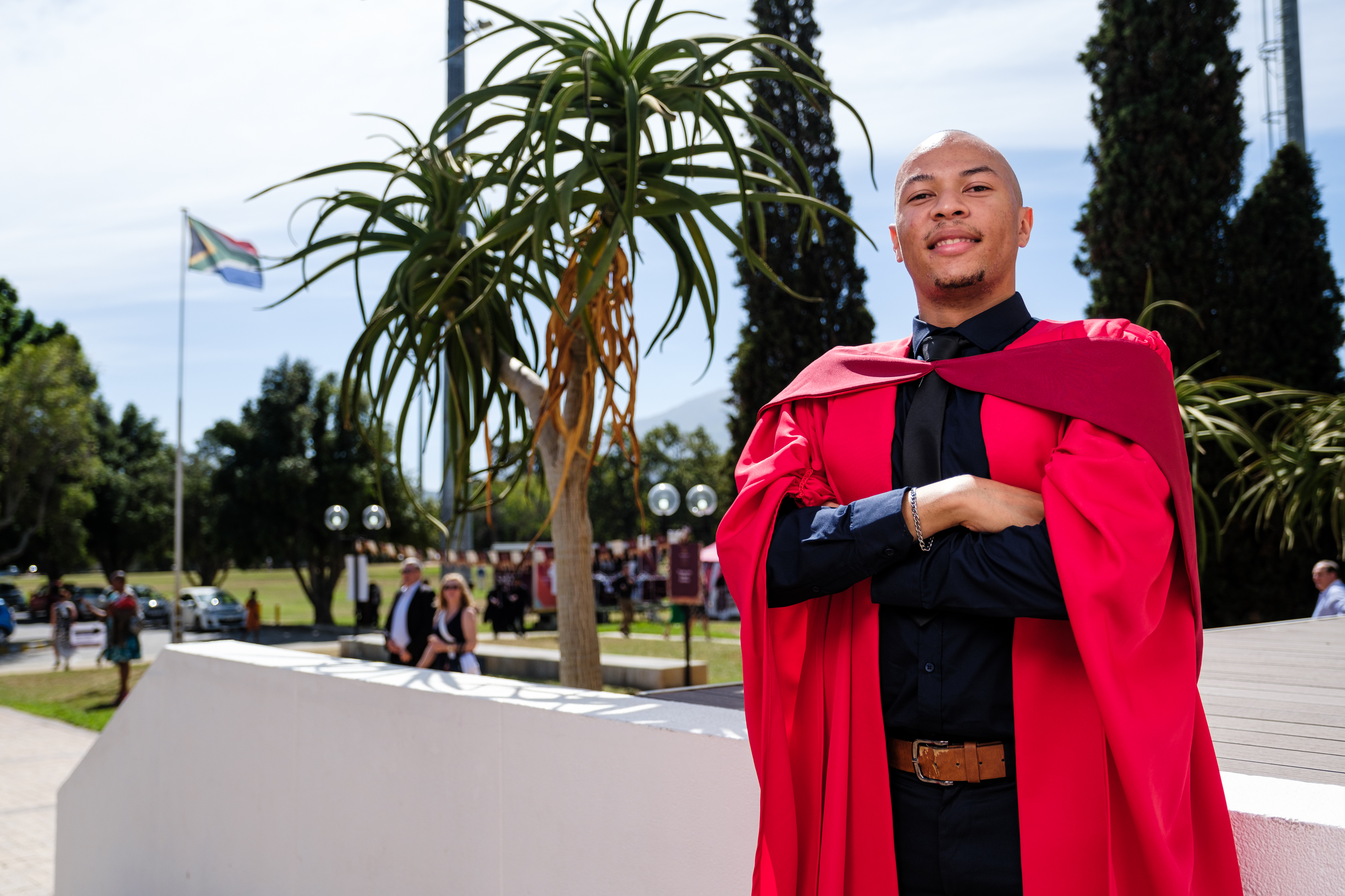 Image of a graduate student at Stellenbosch University