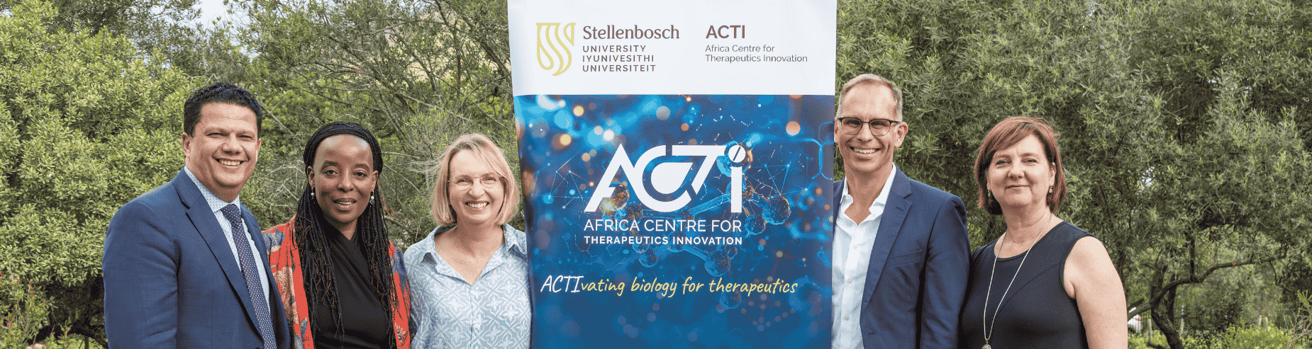 Launch of the Africa Centre for Therapeutic Innovation (ACTI) took place at STIAS on 15 October 2025.