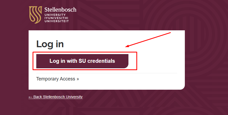 Login with su credentials