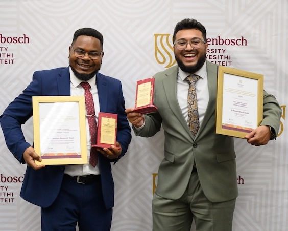 Stellenbosch University’s (SU) brightest minds gathered this week at the Stellenbosch Institute for Advanced Study (STIAS) for the 2025 Research and Innovation Excellence Awards