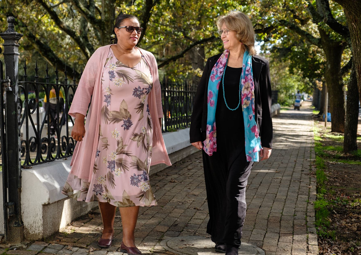 Mrs Grace Bruintjies and Advocate Rina Meyer