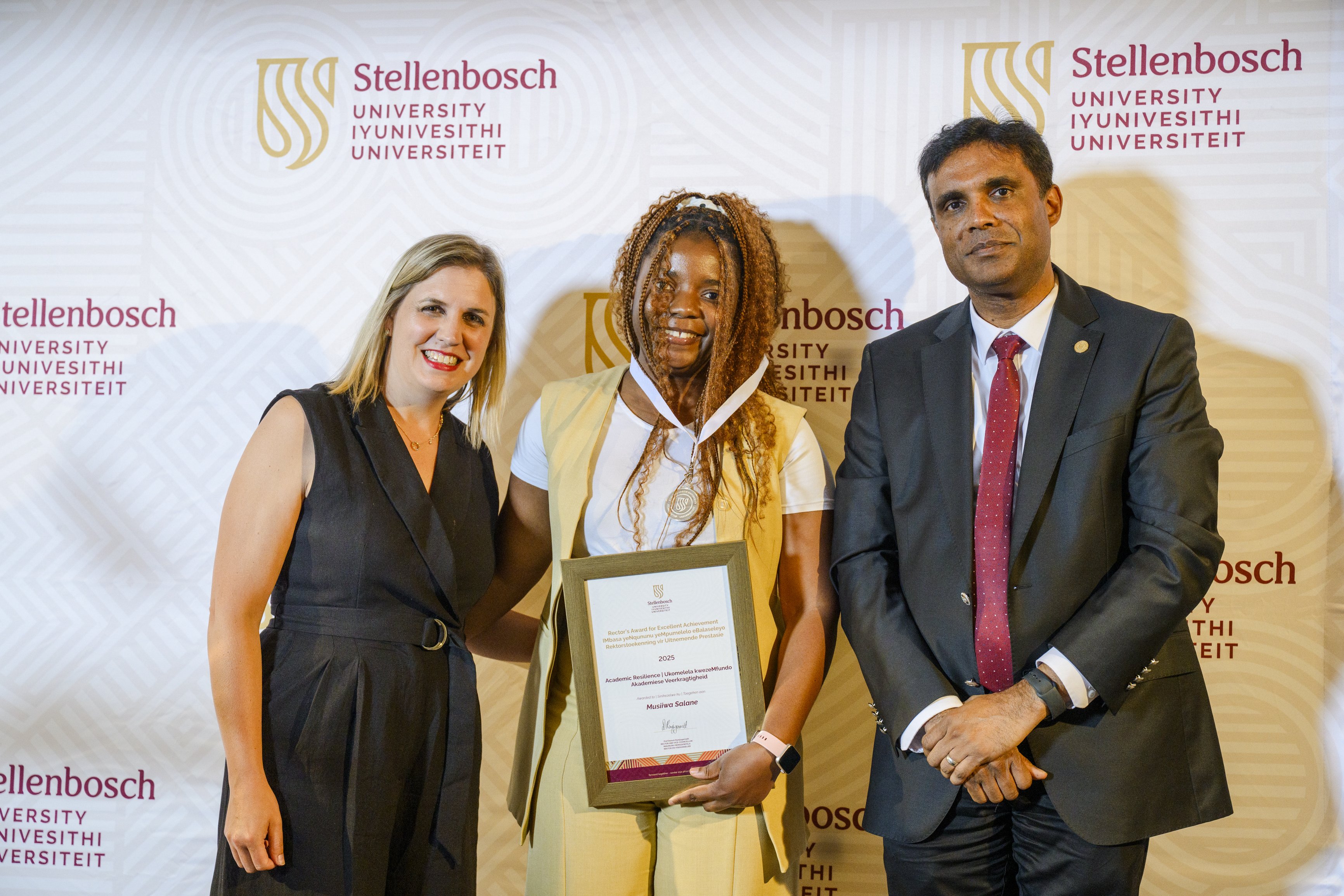 Rector’s Award for Excellent Achievement in Academic Resilience. 