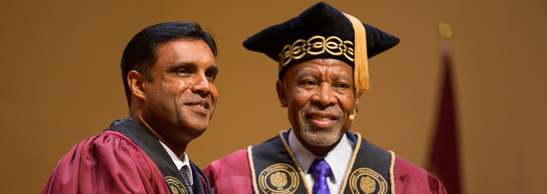In a ceremony rich in symbolism, solemnity and celebration, Stellenbosch University (SU) formally installed Prof Deresh Ramjugernath as its 13th Rector and Vice-Chancellor on Wednesday, 1 October 2025, at the Endler Hall in Stellenbosch.