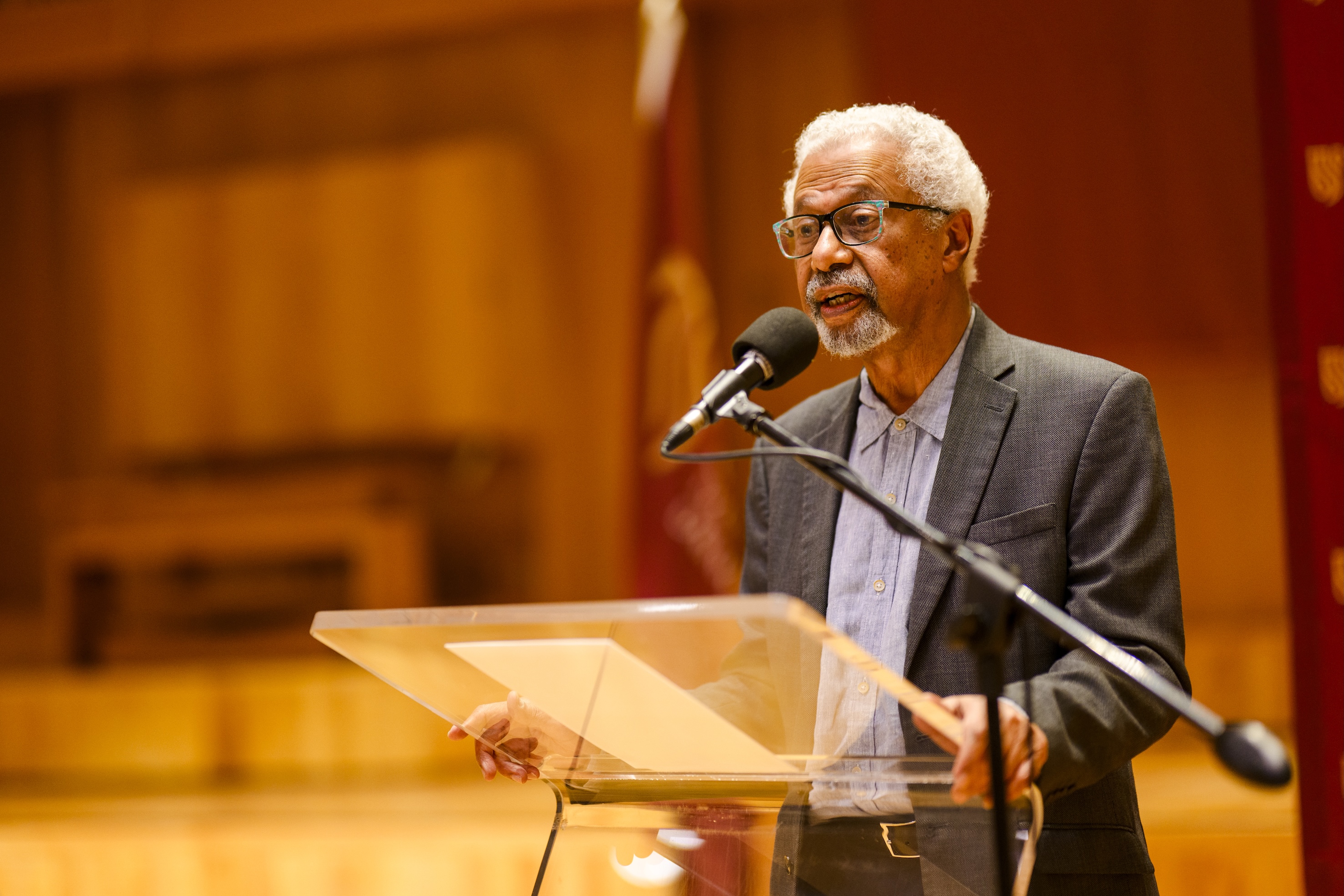 At the Chancellor’s Lecture, South African-born Prof JM Coetzee and Tanzanian novelist Prof Abdulrazak Gurnah were in dialogue about how creative writing illuminates our shared humanity.