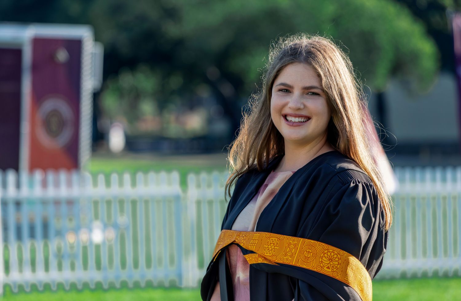 Annie de Villiers at graduation