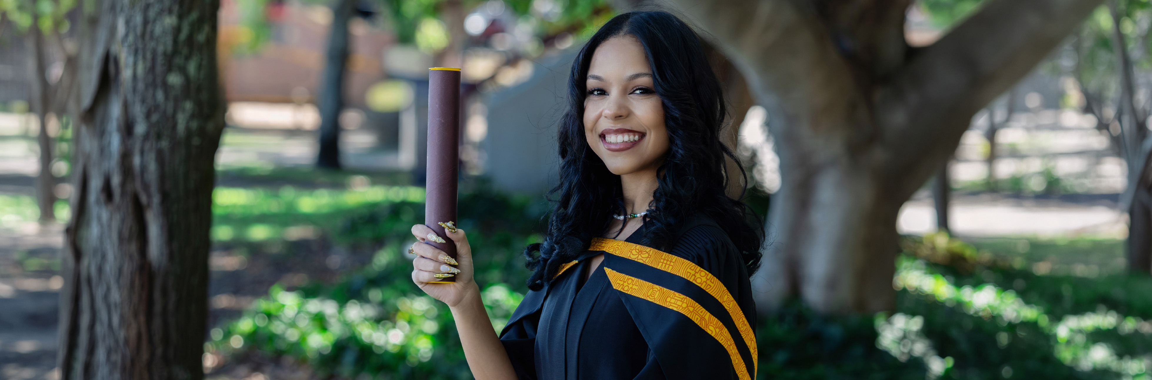 Photo of Casey-Lee Anthony graduating