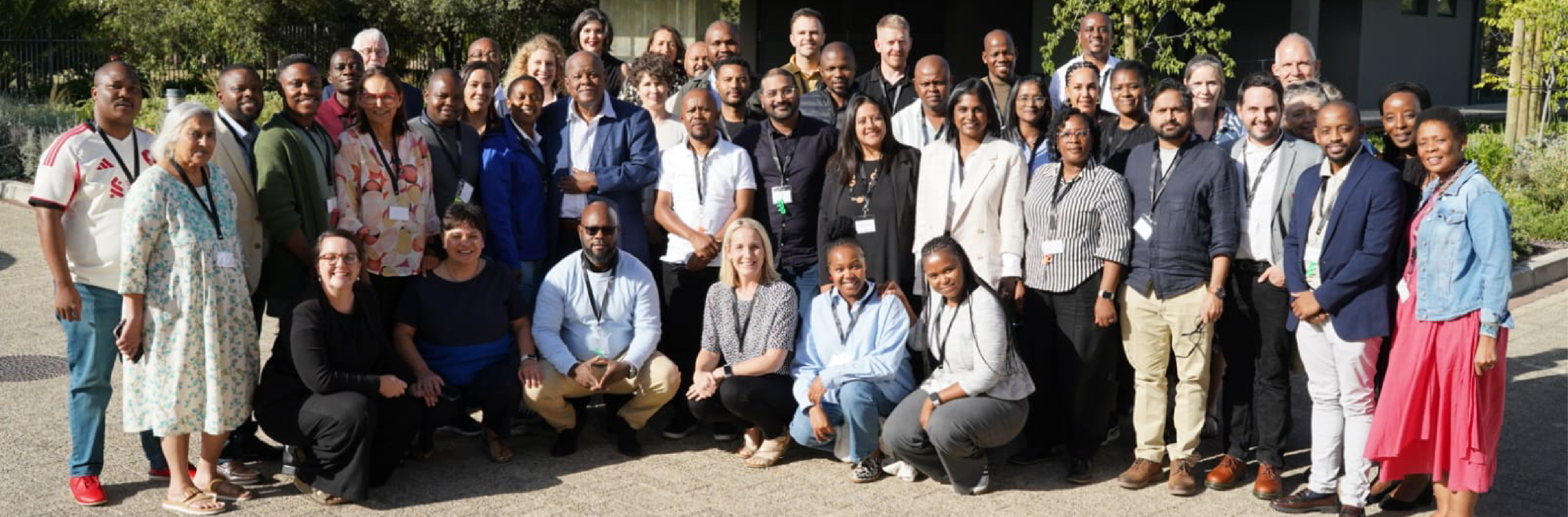 A photo of the 2026 Future Professors cohort at Stellenbosch University