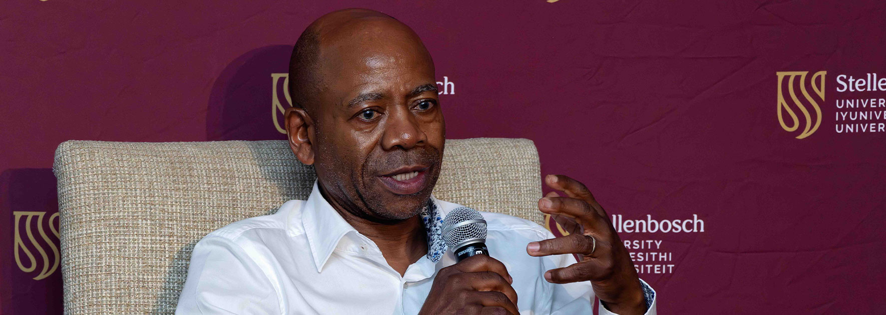 Prof Bonang Mohale during question time after delivering the 14th annual honorary Frederik Van Zyl Slabbert (FVZS) lecture on 18 March 2026. 