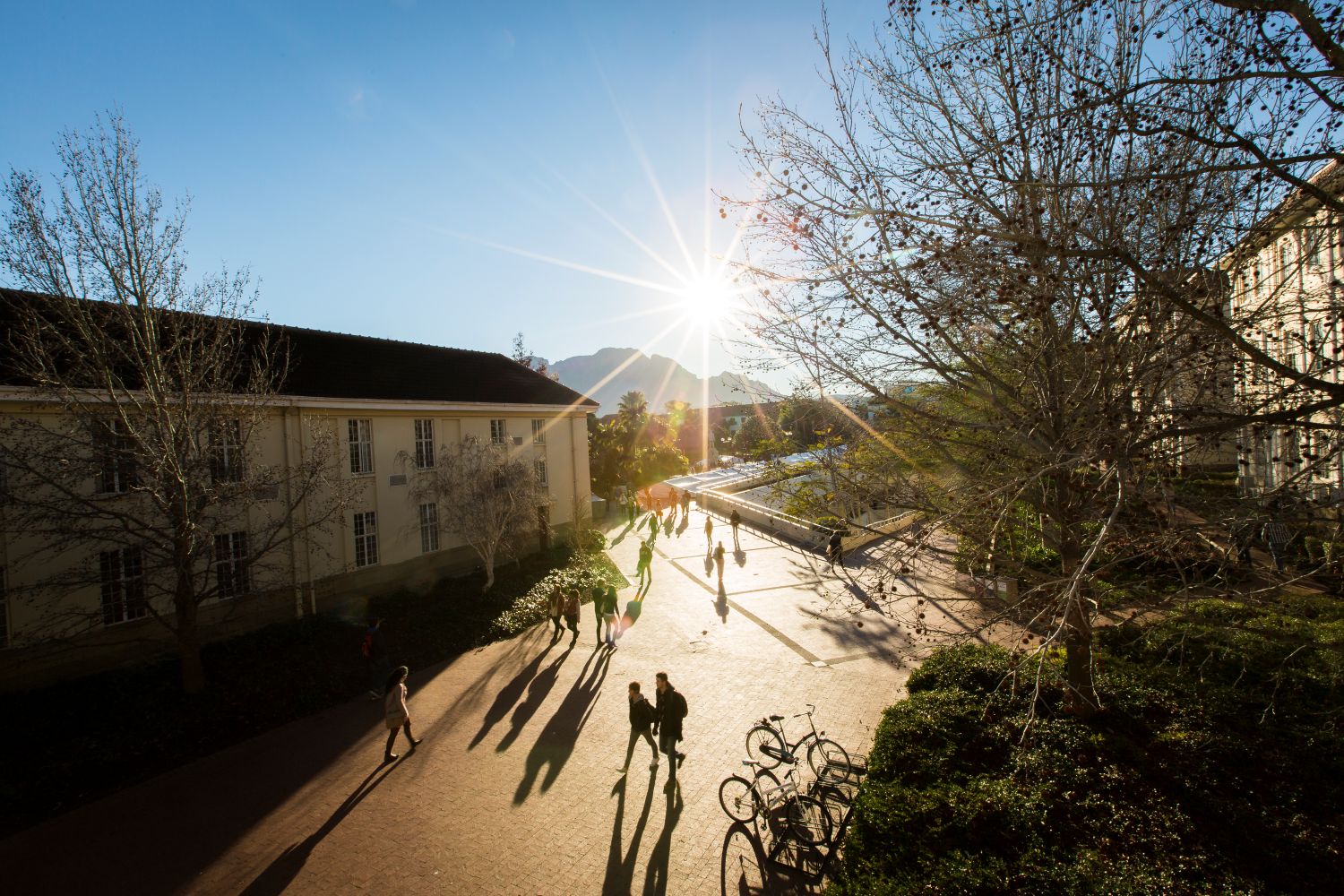 University at sunrise