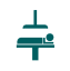 operating theatre icon with spotlight
