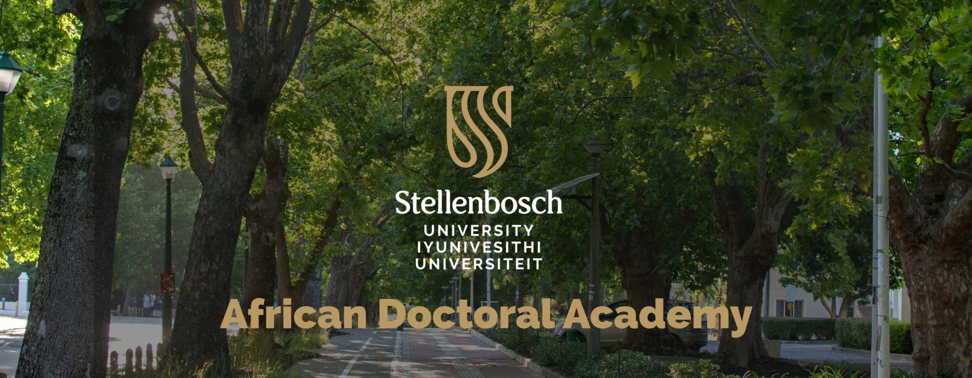 Victoria Street with the University Logo and African doctoral academy text below it