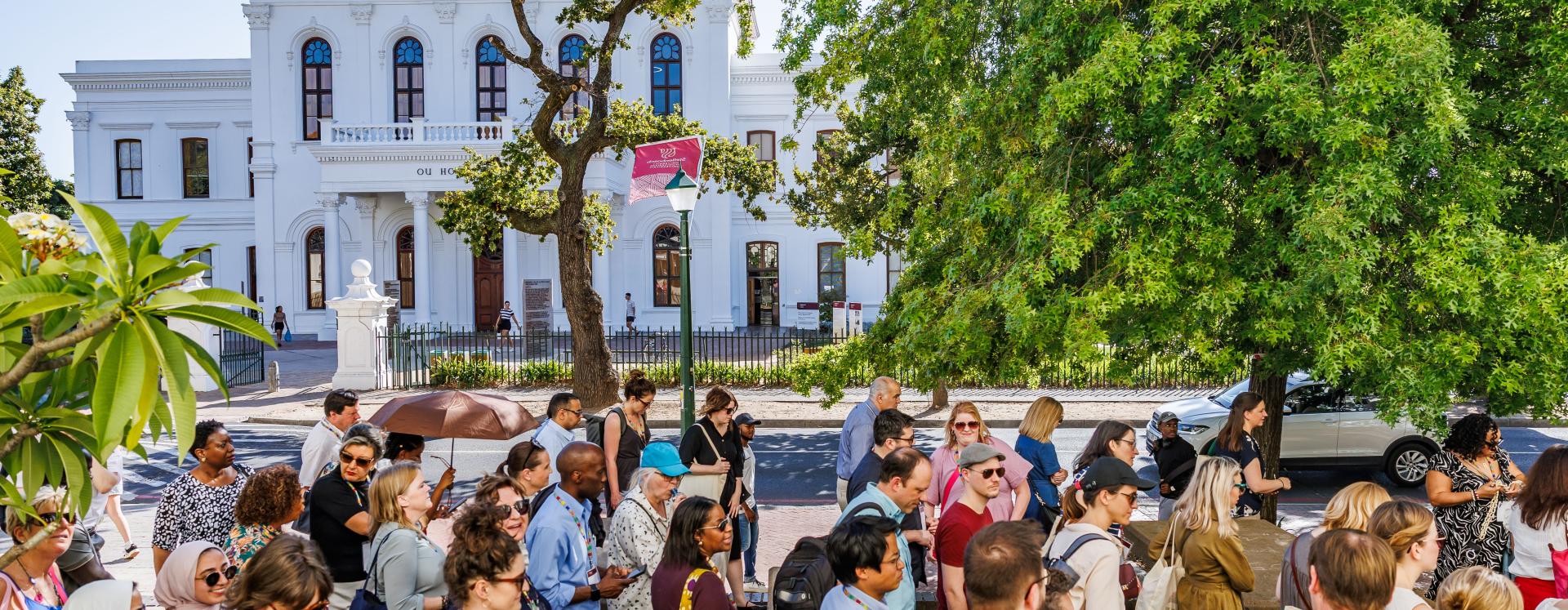 SIAN Delegation on a Campus Tour in 2025