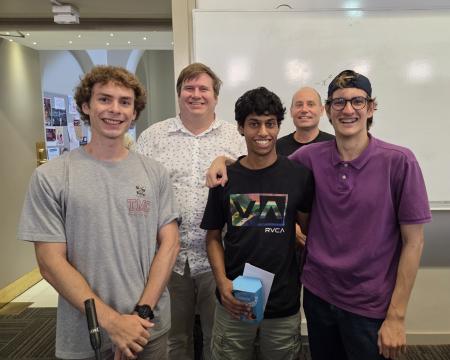 Group image of contestants and organisers of the first Integration Bee