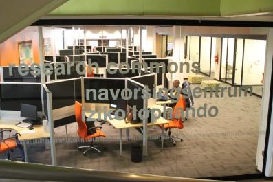 Display of Research Commons signage