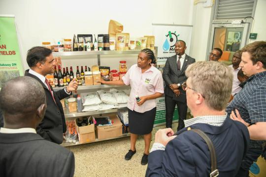SU Rector with the SU Delegation at Strathmore University