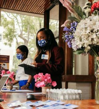 Shanice Kantuchitani, International Student from Zimbabwe, serving as a student during the pandemic in 2020