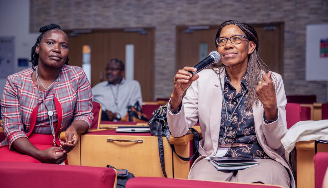 2024 Conference participant asking a question 