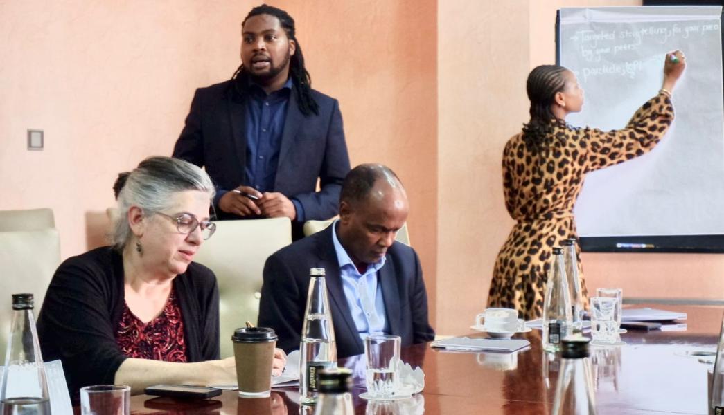 Workshop photo at the Unesco conference in Kenya 2024