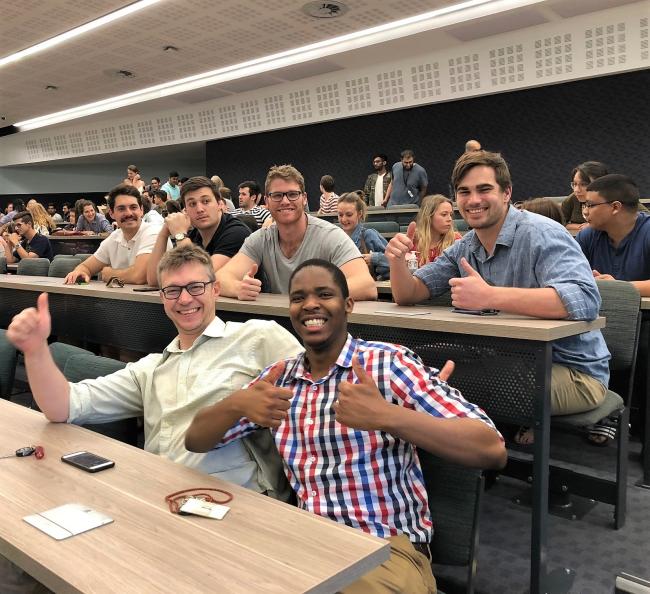 Students in lecture hall