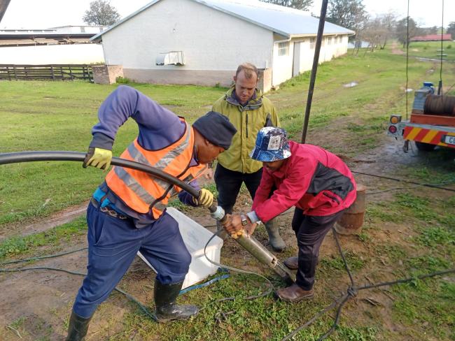 BScHons students in Earth Sciences do a week-long hydrogeology course to develop their field skills.