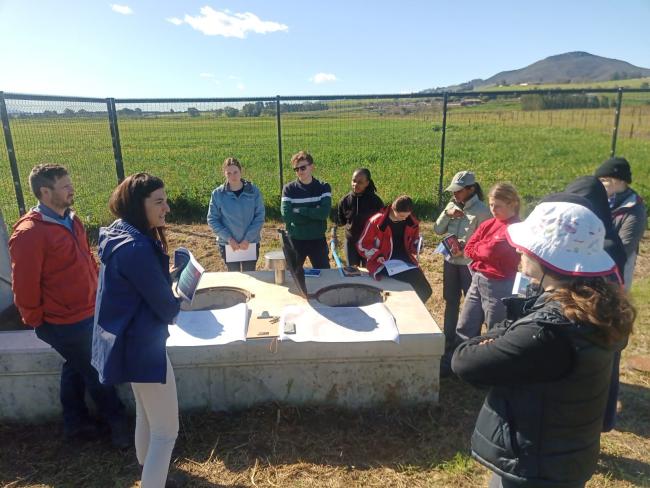 BScHons students in Earth Sciences do a week-long hydrogeology course to develop their field skills.