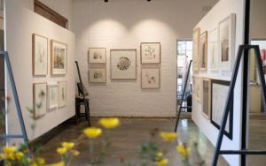 Art gallery at the SU Botanical Garden