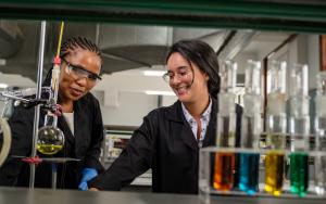 First year chemistry lab in the Department of Chemistry and Polymer Science