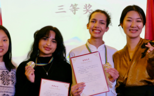 SU Students with Prizes at the Chinese Bridge Competition, 2025