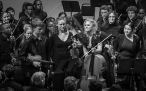 student with international guest artist