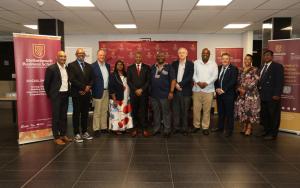 Speakers and organising committee at the inaugural Babita Deokaran Annual Lecture.