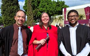 Dr Anneke Erasmus was awarded a PhD in Physics during the March 2026 graduation ceremony