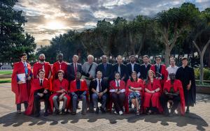 The Department of Physics celebrated the record number of PhDs in Physics conferred at the March 2026 gradudation ceremony.