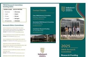 FMHS Research Committee brochure