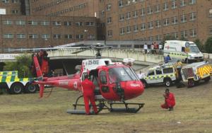 Emergency evacuation helicopter