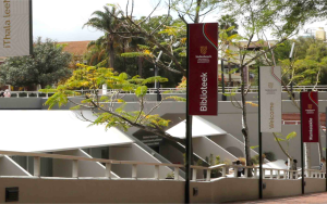 Front side of the Stellenbosch University Library